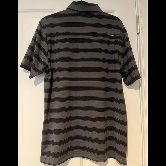 Under Armour men’s medium black/gray golf shirt - Picture 2 of 11